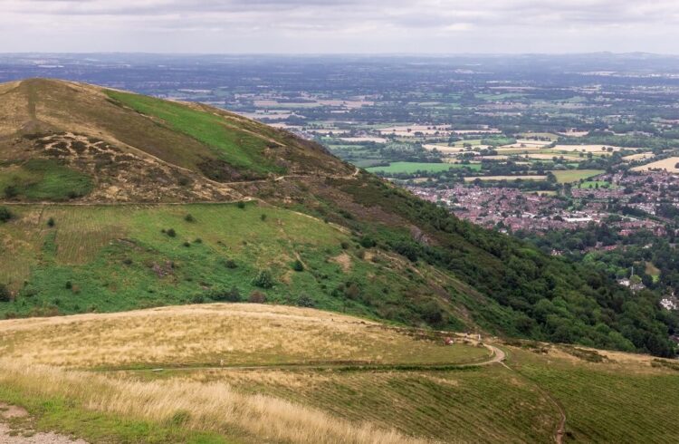 View of North Hill from Worcestershire Beacon
