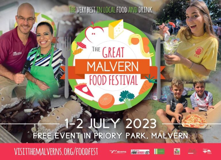 2023 Great Malvern Food Festival 1-2 July 2023 - Visit The Malverns