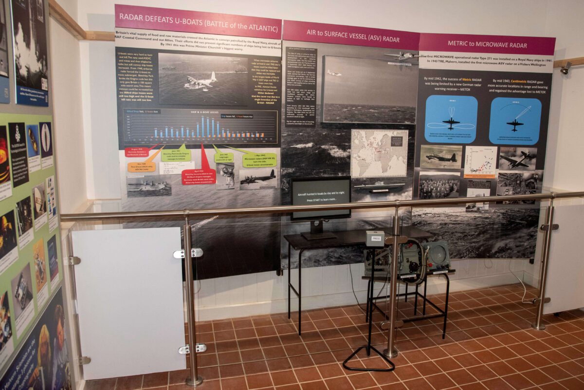 A technology museum display