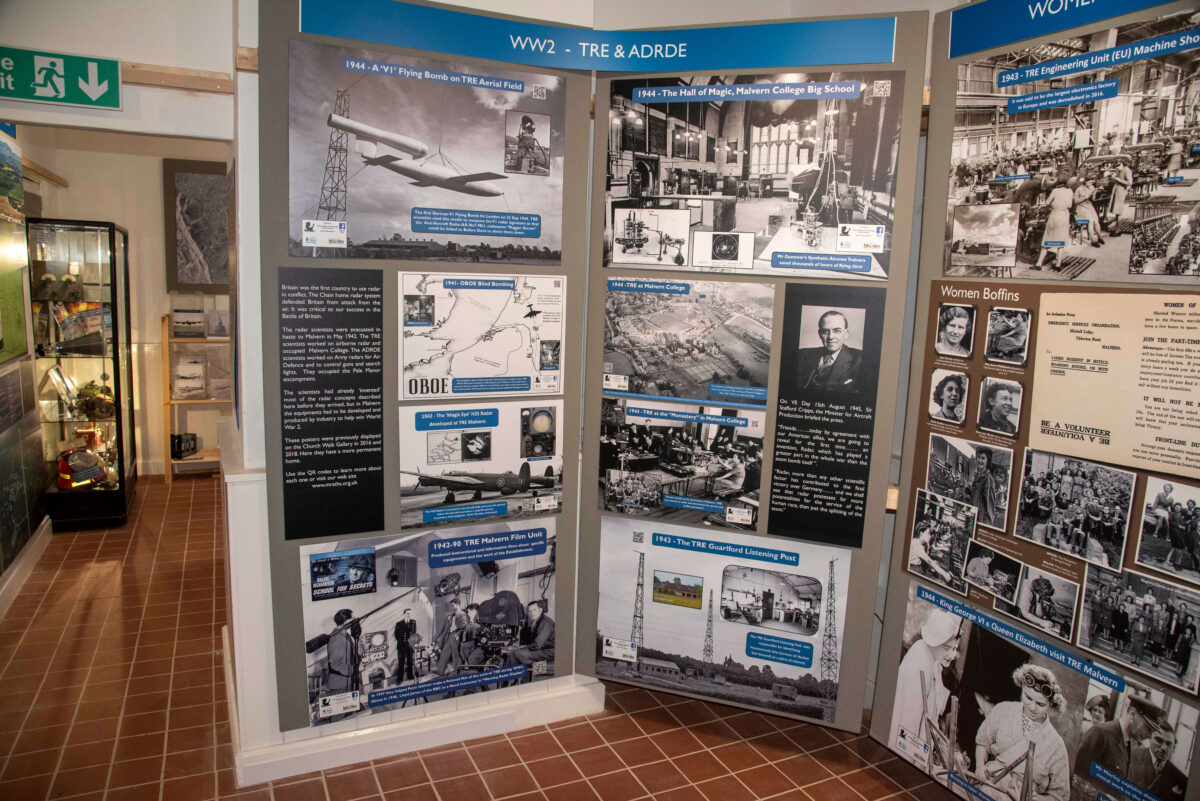 A technology museum display
