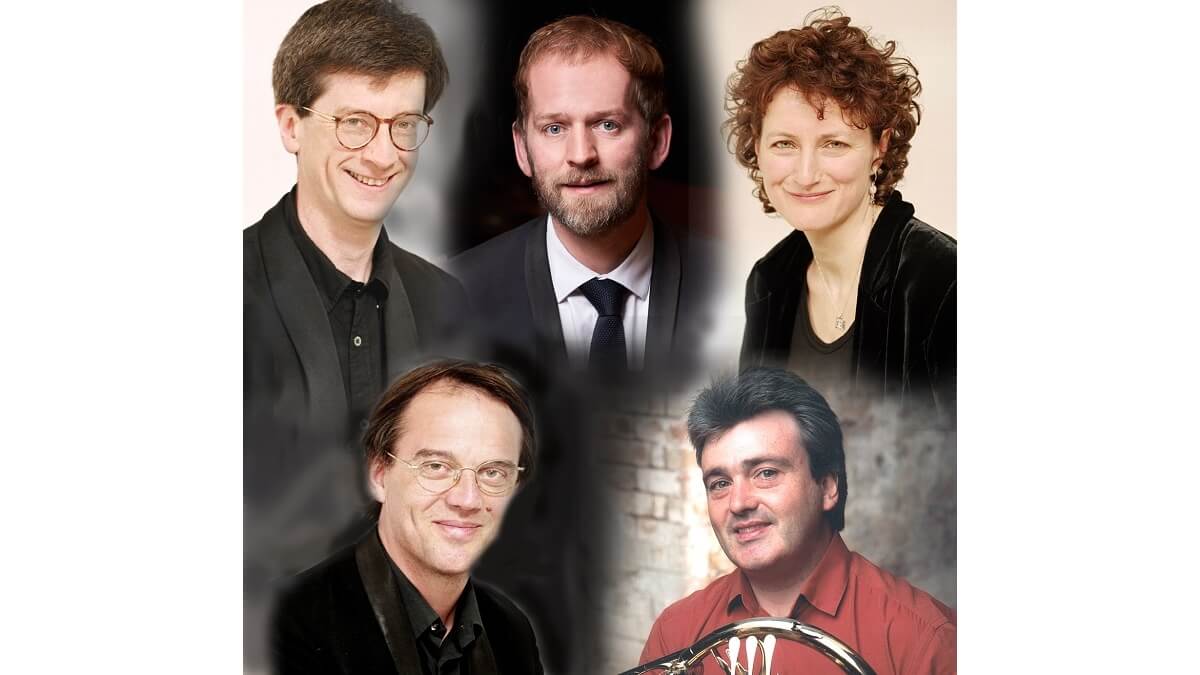 A montage showing all members of the Nash Ensemble