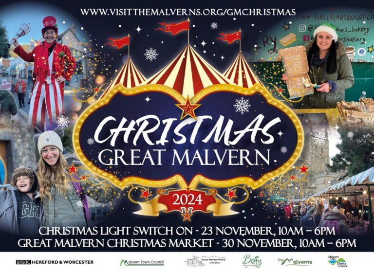 Great Malvern Christmas 2024